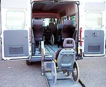Automezzo adibito trasporto disabili